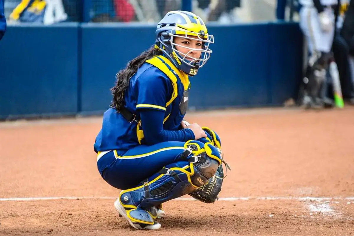 college softball catcher