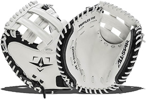 All Star Heiress 34 in Fastpitch Softball Catcher's Mitt Front&Back