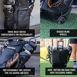 Easton Catcher's Wheeled Bag Series | Baseball & Softball