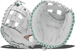 Easton Fundamental Fastpitch Softball Catchers Mitt Front&Back 33in