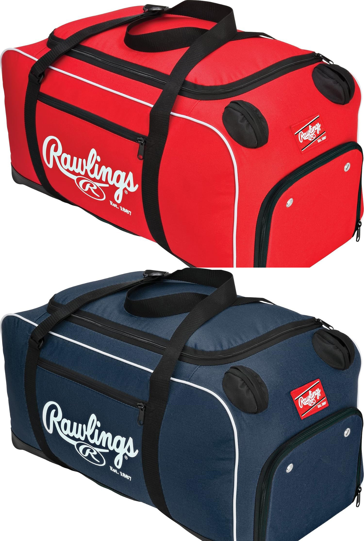Rawlings Covert Red&Navy Duffel Equipment Bag 26x13x13