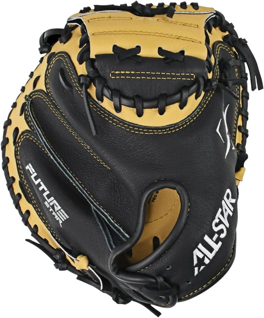 All-Star Future Star 33.5 Inch CM-FS-A Baseball Catcher's Mitt Fingers & Web