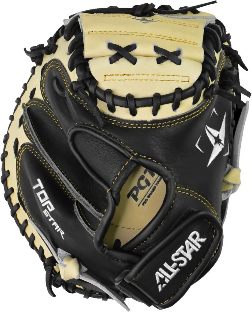 All-Star Top Star Series Catching Mitt Adult and Youth Size 33.5in Back