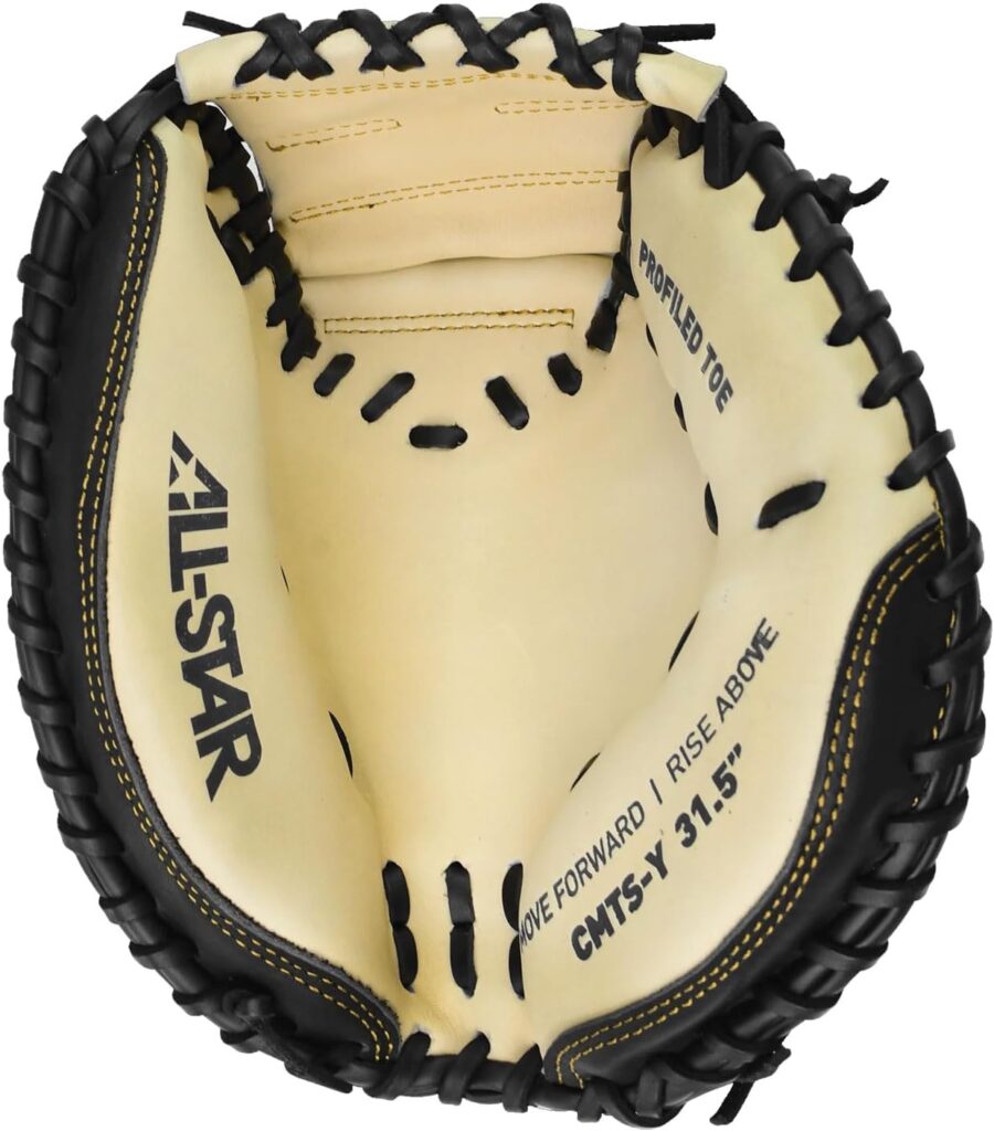 All-Star Top Star Series Catching Mitt Adult and Youth Size 33.5in Front
