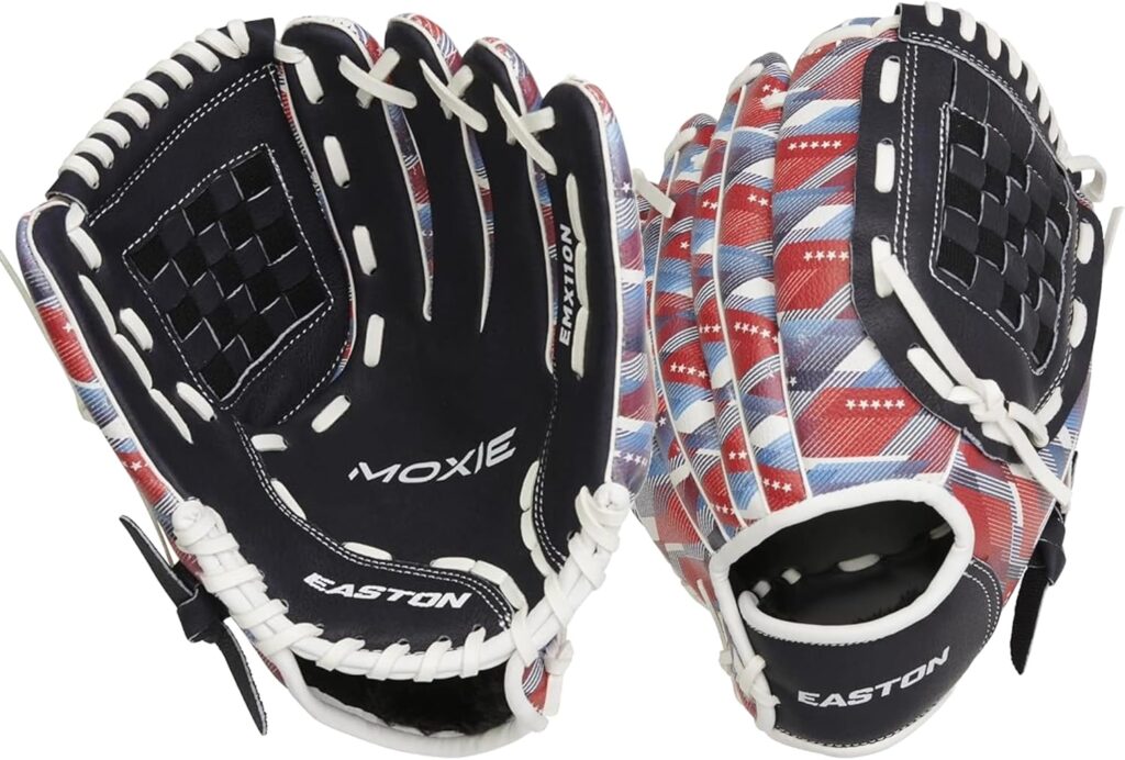 Easton Moxie Youth Baseball Gloves Red