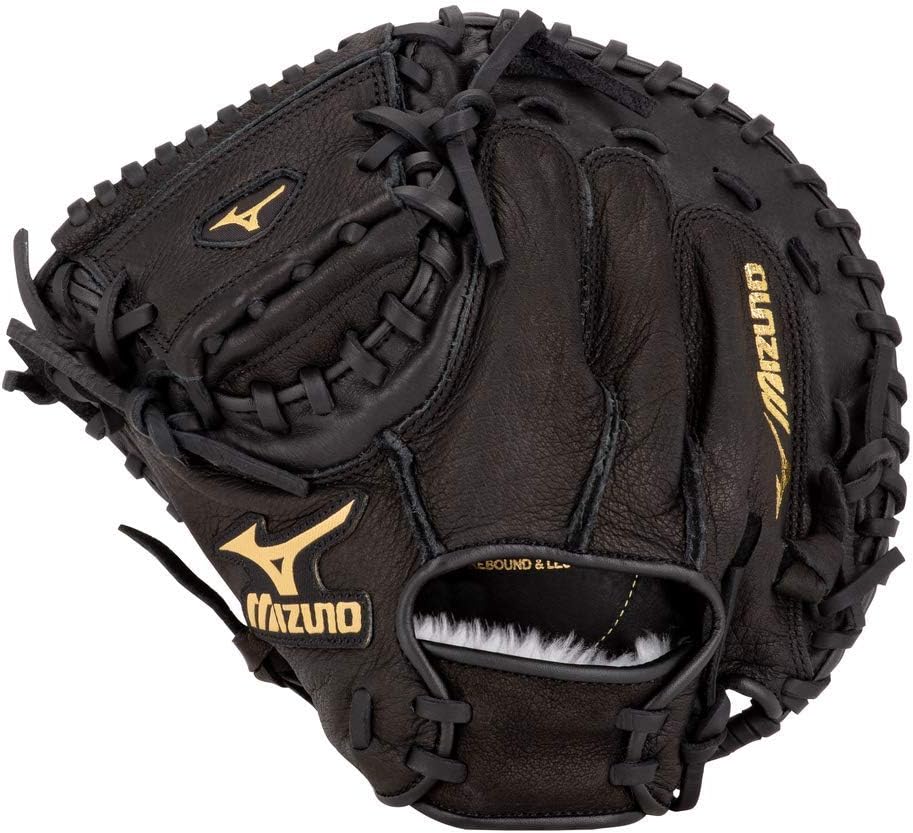 Mizuno Prospect PowerClose Youth Baseball Mitts Black Back
