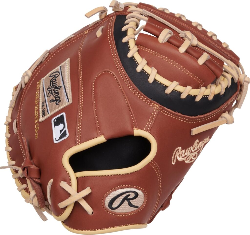 Rawlings NXT Youth Countour Catchers Mitt Brown 32.5in Back