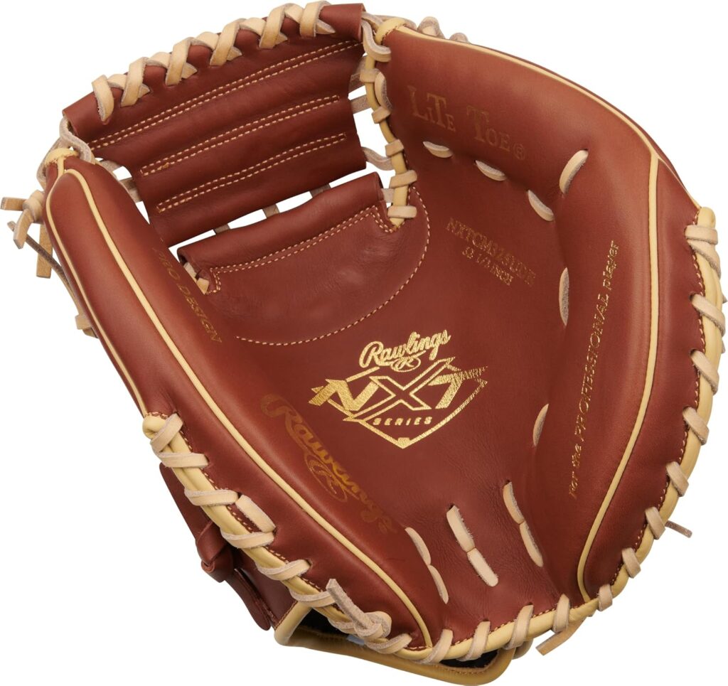 Rawlings NXT Youth Countour Catchers Mitt Brown 32.5in Front