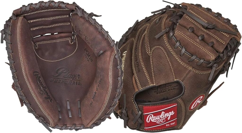Rawlings Player Preferred Adult Catchers Mitt 33in Front&Back