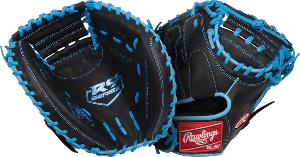 Rawlings R9 Series Catchers Mitt 32.5 - 33in Front and Back