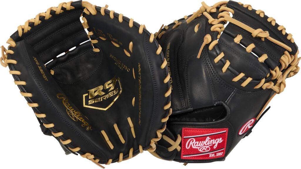 Rawlings R9 Youth Contour FIT Baseball Mitt 32in Front&Back
