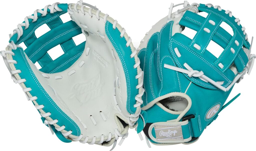 Rawlings Shut Out Youth Softball Mitt 31.5in Front Back