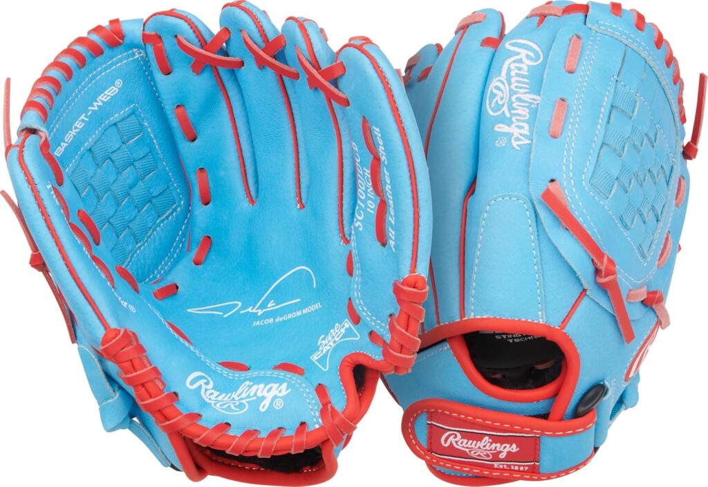 Rawlings Sure Catch Baseball & Softball Fielder Glove Blue