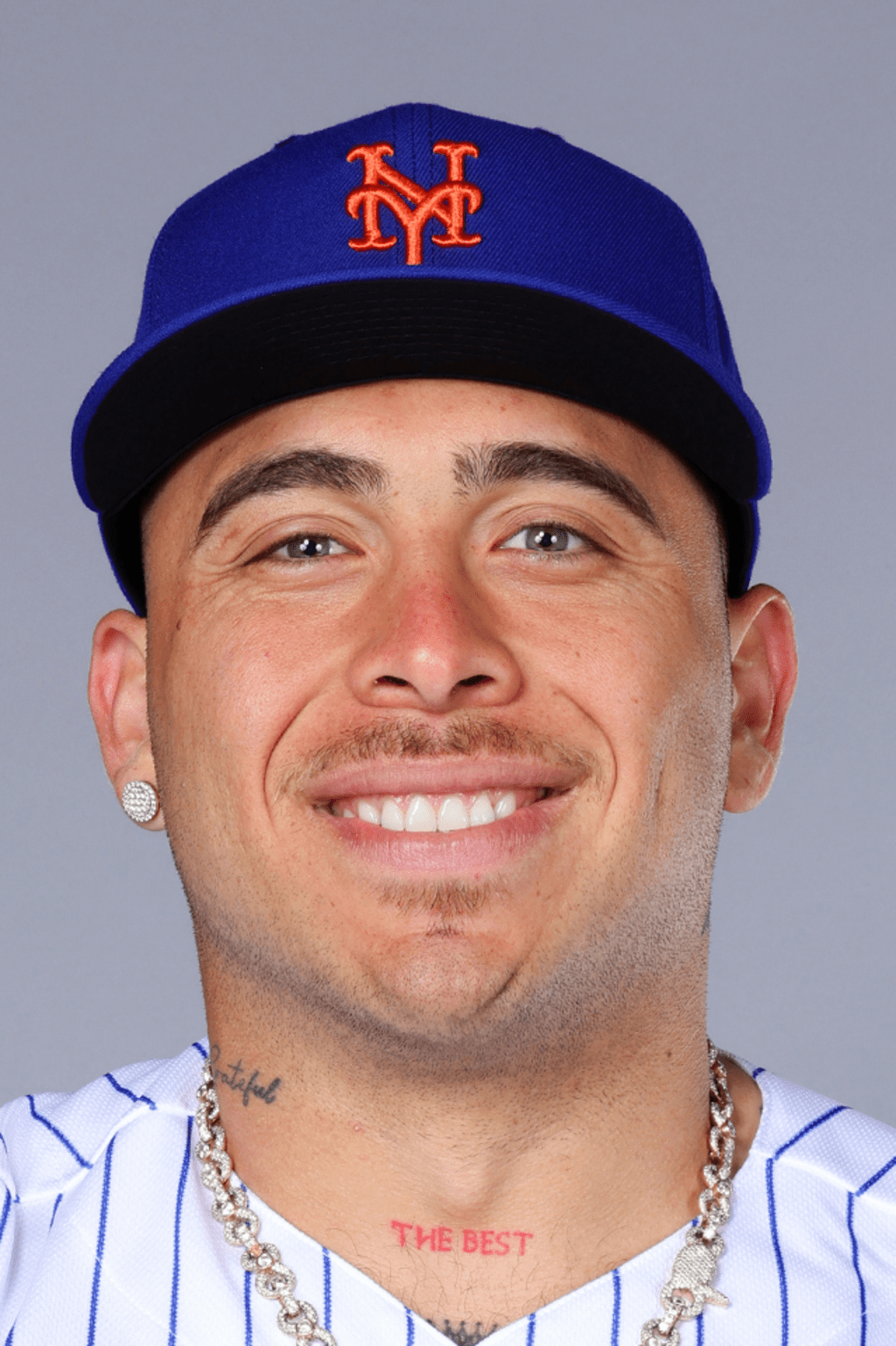 Francisco Álvarez, New York Mets catcher, behind home plate during a 2026 MLB game
