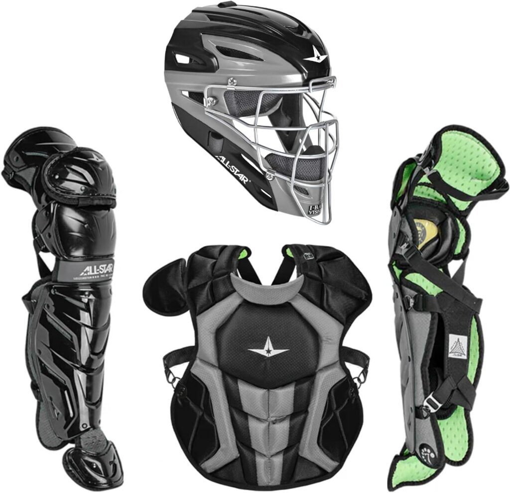 All-Star S7 Axis Catchers Gear Kit in Black & Orange