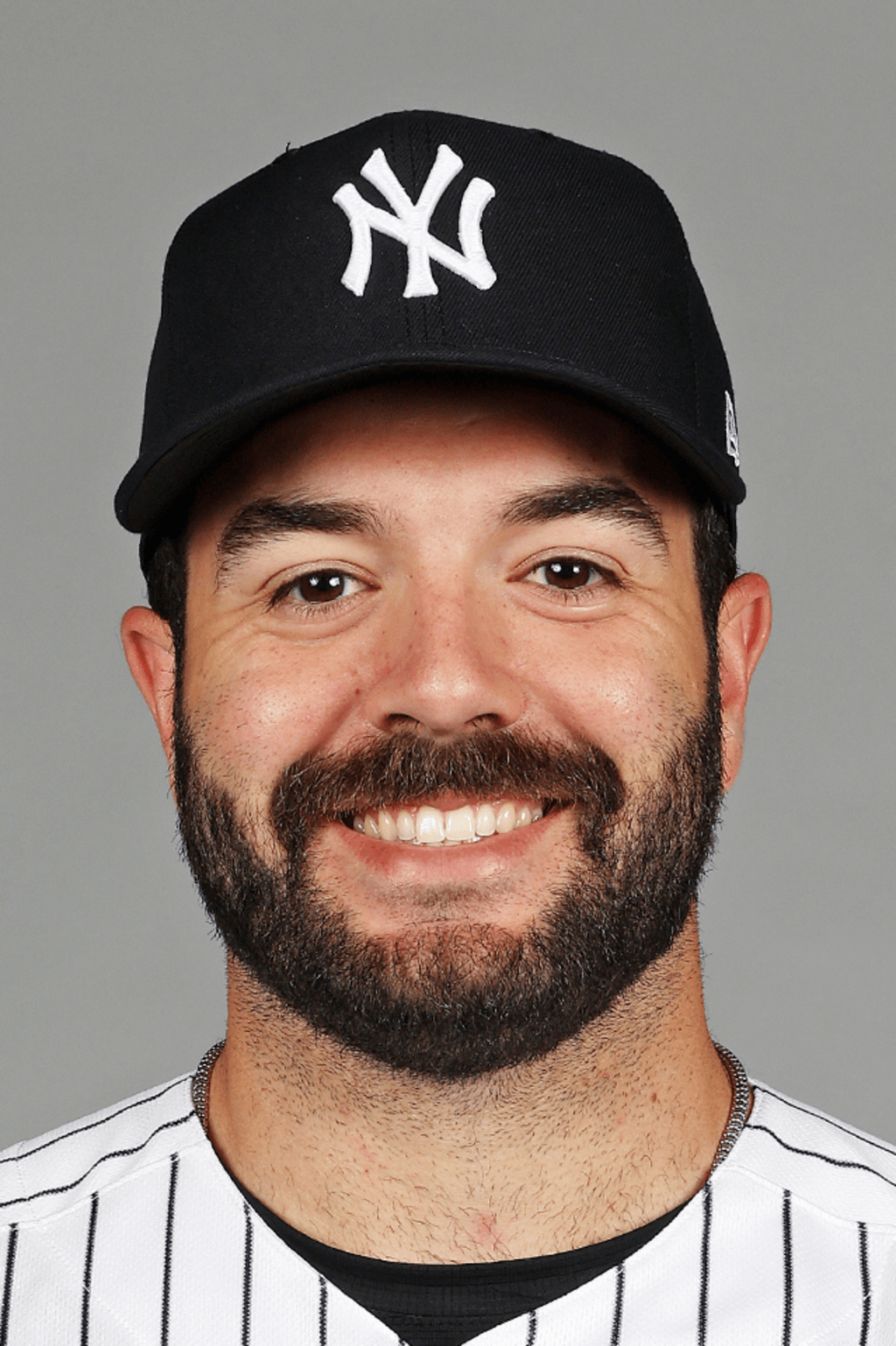 Austin Wells, New York Yankees catcher, waiting in the dugout before hitting two home runs in one inning.
