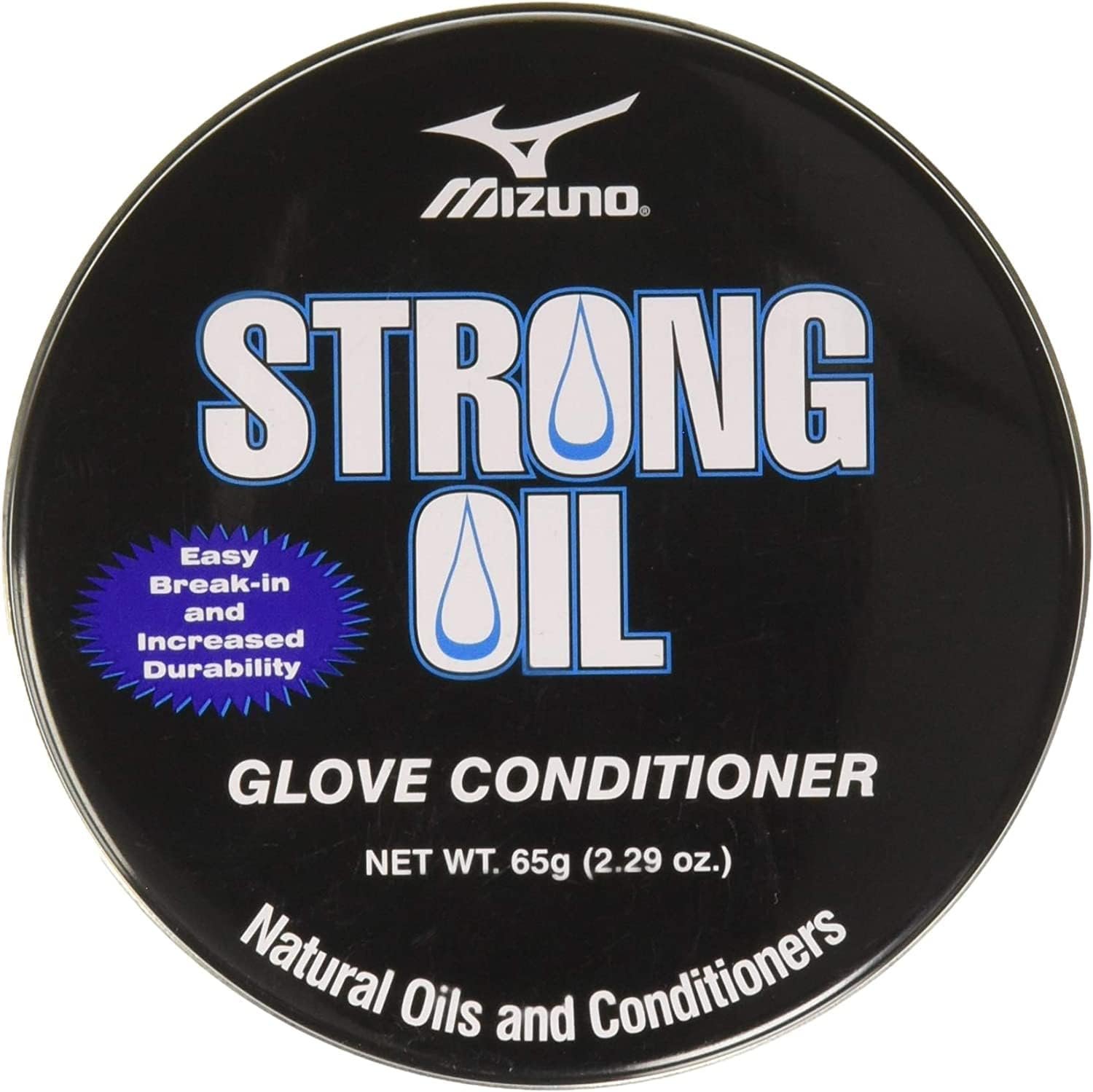 Mizuno Strong Oil glove conditioner, 65 gram tin