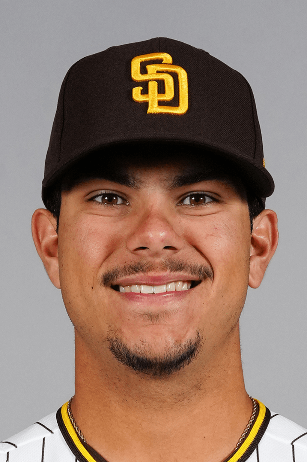 Ethan Salas, San Diego Padres catcher, whose first MLB hit was a 352-foot triple.